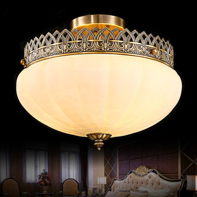 

European style retro living room, bedroom chandelier, ceiling lamp