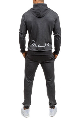 

Hot Fashion Mens Hooded Sports Sweatsuit Jogging Suit