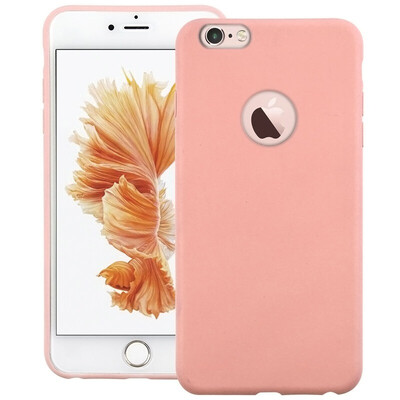 

Sanctuary Sendio Apple iPhone6 ​​ 6s Plus mobile phone protective shell cute candy color tpu all-inclusive soft anti-drop shell pink