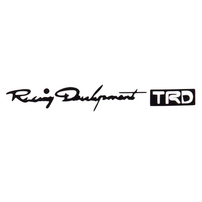 

Шэн Шэн специальные 4 комплекта TRD модифицированных руля автомобиля ручки дверной ручки автомобиля стикеры черный размер 12 * 2,5 см