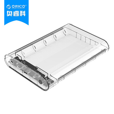 

ORICO 3139C3 3.5-inch full view of the hard disk box SATA serial port Type-C mobile external box transparent