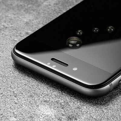 

Three-piece-3D full-screen Langke Apple 7 tempered film iPhone7 tempered film Apple 7 mobile phone film soft-screen full-screen coverage of high-definition explosion-proof protective film black