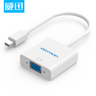 

Вэй Синь (предотвращению бедствий) Mini DP VGA конвертер Apple, Air Pro молниезащиты Интерфейсный адаптер мини-проектор адаптер кабель DisplayPort адаптер белый HBDWB