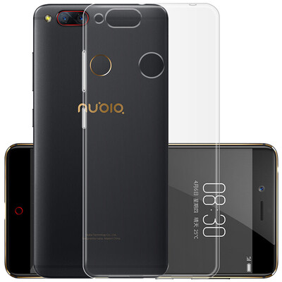 

YOMO Nubian Z17mini mobile phone case protective cover z17 mini mobile phone shell silicone transparent transparent all-inclusive soft shell clear white