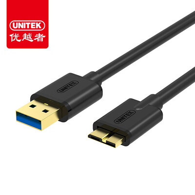 

UNITEK mobile hard disk data cable 1 meter Micro USB30 mobile phone charger line s5 Samsung note3 Toshiba Seagate data cable bl