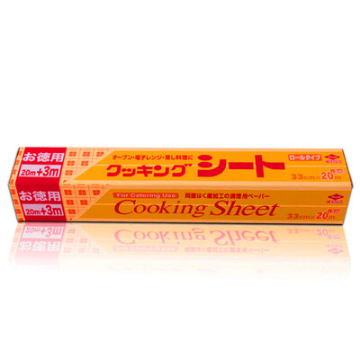 

Toyal Toyo Aluminum Japanese brand business cooking paper silicone oil paper oven special oil paper thickening butter paper food processing paper oven barbecue paper food packaging paper 33cm 23m