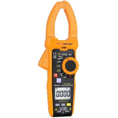 

Huayi PEAKMETER PM2128 AC&DC Digital Clamp Multimeter 1000A True RMS current&voltage tables