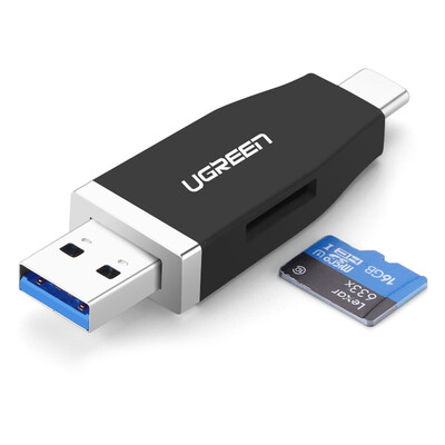 

UGREEN Type-cUSB 30 2-ports Card Reader