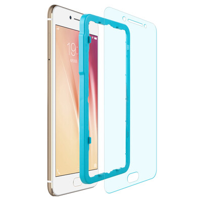 

【2 штуки】 легко вставить Vivo X7 отпечатанную пленку для снятия отпечатков пальцев X7 для мобильного телефона HD прозрачную защитную стеклянную пленку для VivoX7