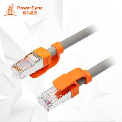 

(PowerSync) CLN7GAR8100 семь типов двойной экранированной витой пары Гигабитная никелированная медная гибка инженерной линии серого кабеля длиной 10 метров