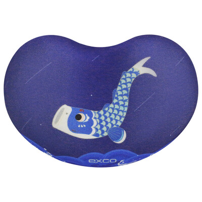 

Should fit cool EXCO cute wrist mouse pad silicone wrist wrist wrist care home office hand care PU anti-skid bottom wrist pad MSP020 carp fly