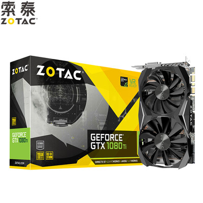 

Видеокарта ZOTAC GTX1080Ti-11GD5X Mini 1506-1620 / 11GHz 11GB / 352bit GDDR5X PCI-E