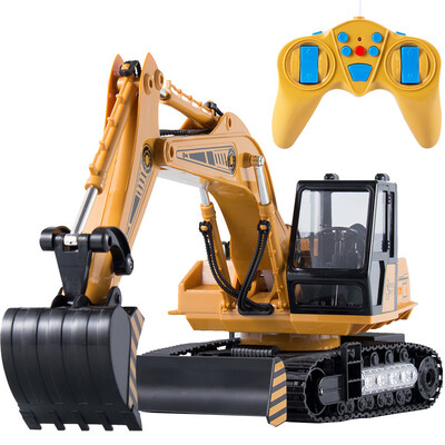 

Rong июнь (RONGJUN) BB178 экскаватор обновить канал 13 с подсветкой / звуком дистанционных зарядками большого грузовика бульдозер лопата беспроводной электрической игрушка модель автомобиля