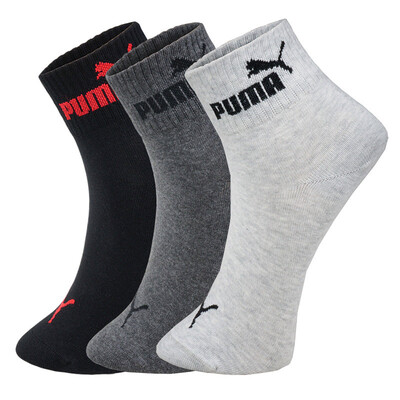 

Jingdong supermarket] PUMA / Puma socks men's business leisure sports cotton socks 3 pairs of -2932-3 white all