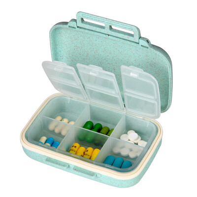 

Billion high EKOA kit upgrade portable medicine small storage box grain fiber seal dispensing box primary color
