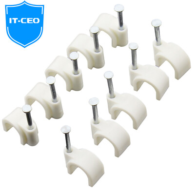 

IT-директор V719-WH фиксированного ремень безопасности ремень хомутик провод для компьютера кабельных стяжек кабельной стяжки организатора проволоки отделки устройство оЙ клейкой ленты 10 в виде белой