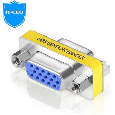 

IT-директор Y2CM VGA адаптер VGA мужчины к женщине соединителю дисплея расширение передачи линкера головки 15 с отверстием 15