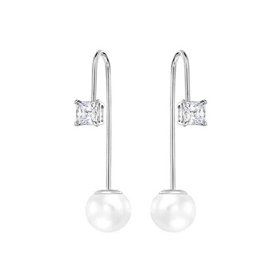 

Swarovski Crystal Pearl Pierced Earrings