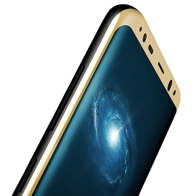 

Стальная пленка Baseus 3D-поверхность полноэкранного покрытия пленки для мобильного телефона для Samsung Galaxy S8 плюс золото