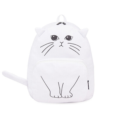 

Cartoon cat casual student travel bag as gift for children