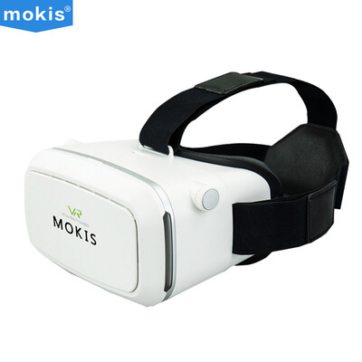 

Mochi (mokis) mobile phone VR virtual reality glasses VR glasses 3D helmet storm video experience VR magic mirror smart glasses VR-01 white