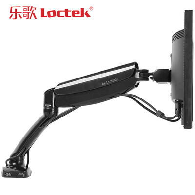 

Песни дисплей (Loctek) D5 стоять с компьютером стоит два порта USB Вращающегося дисплея стойка подъем рамы компьютер газовой пружину 10-27 дюймов