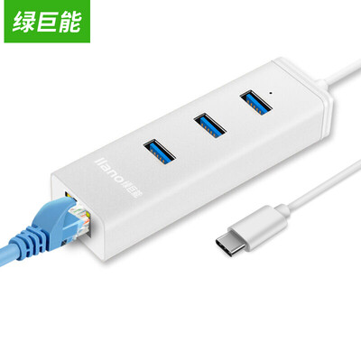 

Green Can (Type) C-Card USB3.0 Hub Type-C Splitter Gigabit Ethernet for Apple Macbook 12, etc.