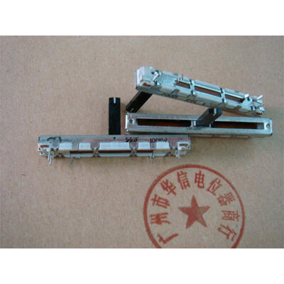 

Slide 6 cm single potentiometer associated with the midpoint of 100KW