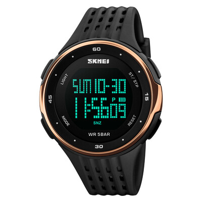 

SHIKEMEI watch men sports table multifunction student luminous electronic watch 1219 rose gold