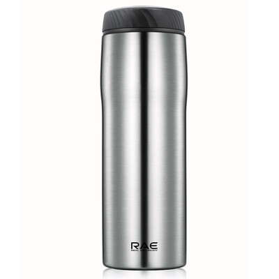 

Jingdong supermarket] Ran also (RAE) 260ml double-layer stainless steel liner insulation cup men and women filter car bubble tea grass couple cups car cup pink R3059