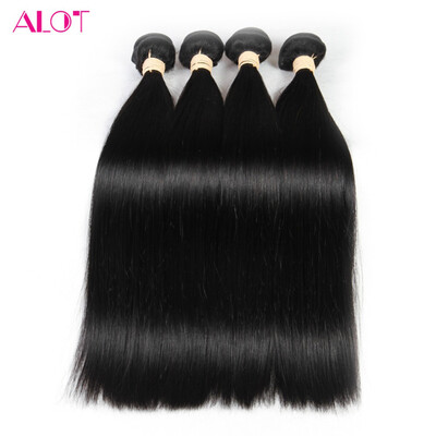 

Ароматы бразильской Virgin Hair Straight 4 Bunldes 7A Grade Virgin Unprocessed Human Hair Бразильские прямые волосы для наращивания волос