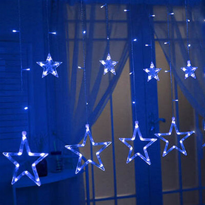 

Цзинтан синих звезд огни украшают помещение лампы спальни лампы романтической пятиконечной звезду синей 2 м