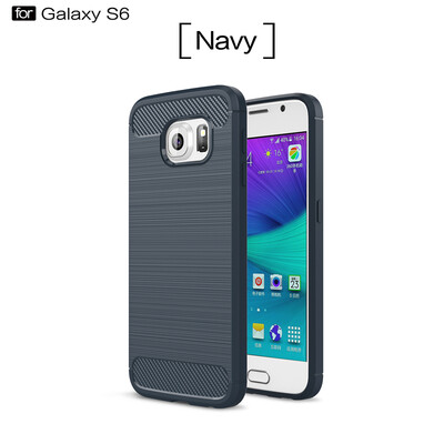 

GANGXUN Samsung Galaxy S6 Чехол против скользкой царапины Легкая мягкая задняя крышка из кремния для галактики S6 G920