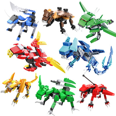 

COGO plot Gaoxiong assembled pieces of children to fight toys boy deformation 3-6-10 years old building blocks eight alley beast f