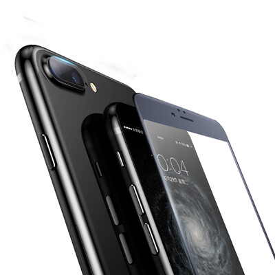 

Lens film + mobile phone film] times thinking (Baseus) iPhone7 Apple 7 Plus frosted steel film + high-definition mobile phone lens coating for 7 Plus 5.5-inch black combination