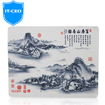 

IT-CEO X4260A бизнес-ткань коврик для мыши офисная клавиатура настольная обычная толщина размера умеренной мышиной подушки для лазерной мыши 26X21cm цвет