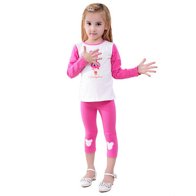 

Ou Mai Beibei girl underwear Mickey elastic seven leggings M0068 rose 100 yards