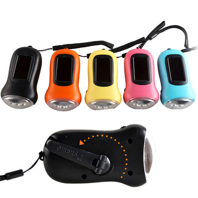 

Ручная выработка электроэнергии Mini 1W led факел Солнечный фонарик