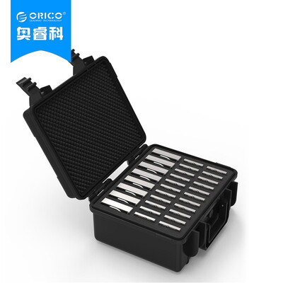 

ORICO ORICO PSC-L8S22 hard disk box protection box military three anti-hard disk protection box 8 35 inch 22 tablets 25 inches black