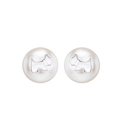 

AGATHA Jiashi 9991193 Stud Earrings Lady 925 Korean Pearl Earrings silver