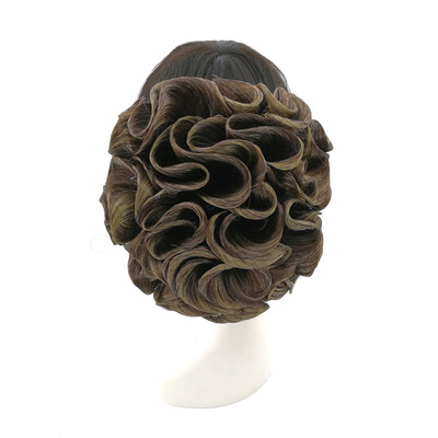 

Brazilian Wigs Human Hair Handcrafted Braided Chignon Wigs For Women F07
