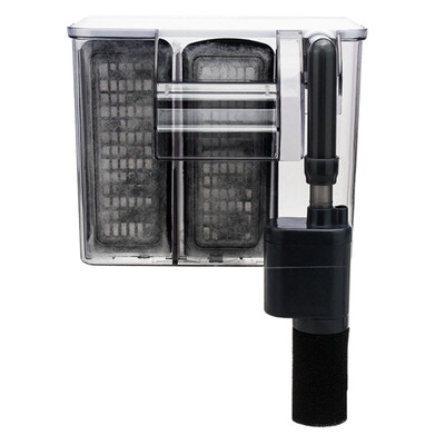 

Oval Natural Fish Tank Filter Ultra Silent Aquarium Filter Ultra-thin Wall-Mounted Filter External Waterfall Filter D-102