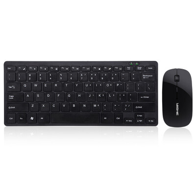 

Крылатый змей (YISHE) YS-MK245 шоколад кнопок ноутбук совместим плоский TV Box 2.4G беспроводная клавиатура и мышь набор черный