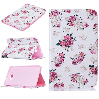 

GANGXUN Samsung Galaxy Tab J 70 T285DY Case Flip Shockproof Kickstand Slim Luxury Cover for Tab J Max SM-T285DY