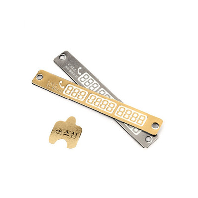 

Оставьте день (бесплатно) TCP01 светящаяся временная лицензия на парковку переместите уведомление номер телефона карта серебро