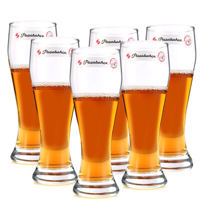 

Jingdong supermarket] Pasha Paji (Pasabahce) glass belt to the beer cup 300ml ultra-thick bottom of the drink beer bar 2 installed 55039