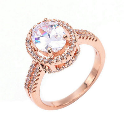 

Yoursfs Round Ring Engagement Rings Setting Cubic Zirconia Anel Jewelry For Women Love Bague Anillos Mujer Gift