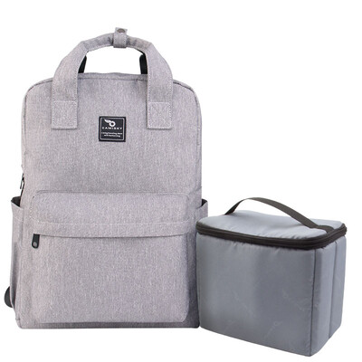 

CAMISKY) CMS-301 SLR camera bag shoulder fashion outdoor travel digital photography camera micro single backpack for Canon Nikon gray