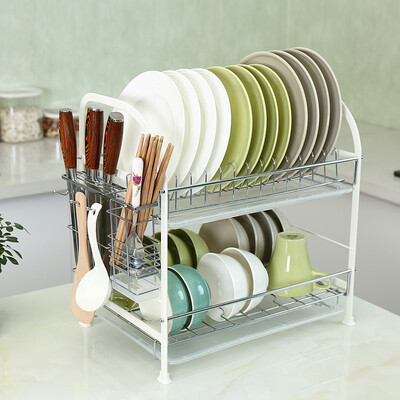 

Bao Youni dish rack drain stand knife holder chopsticks storage rack kitchen racks pot rack kitchen supplies chopsticks cage DQ1520-2