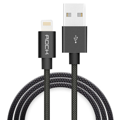 

ROCK Lightning cable for charging&data transferblack